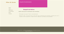 Desktop Screenshot of buquesdesidratados.com.br